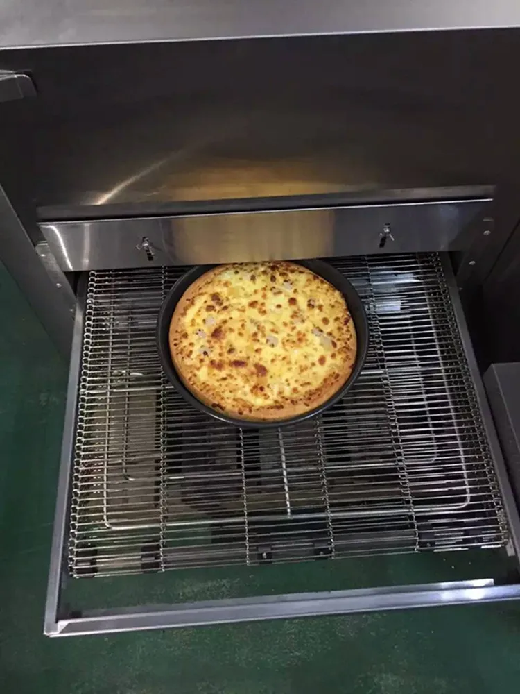 2025 Gas Type Pizza Oven  Mini Conveyor Pizza Baking Oven Price with Good Quality