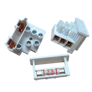 3 pole screw type fuse terminal block connector