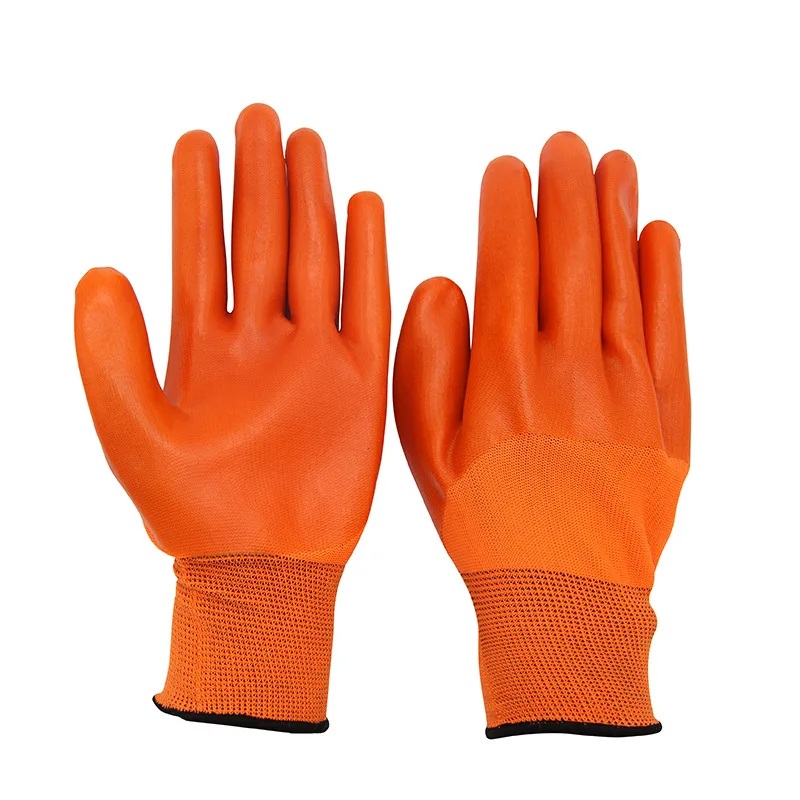 half coated gloves