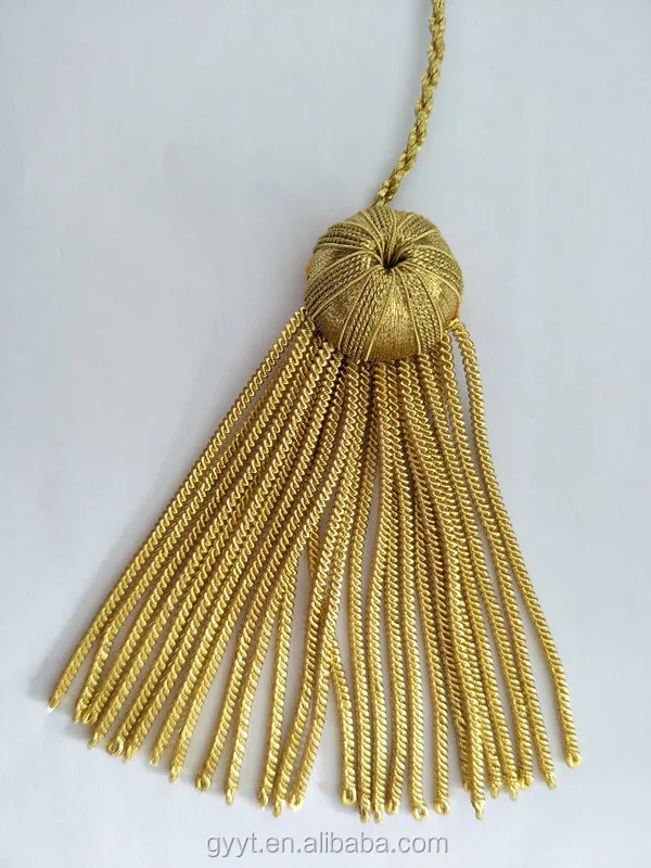 Оптовая продажа оптом золотые слитки кисточки Regalia металлические