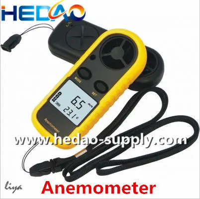 Портативный скорость ветра метр анемометр датчик