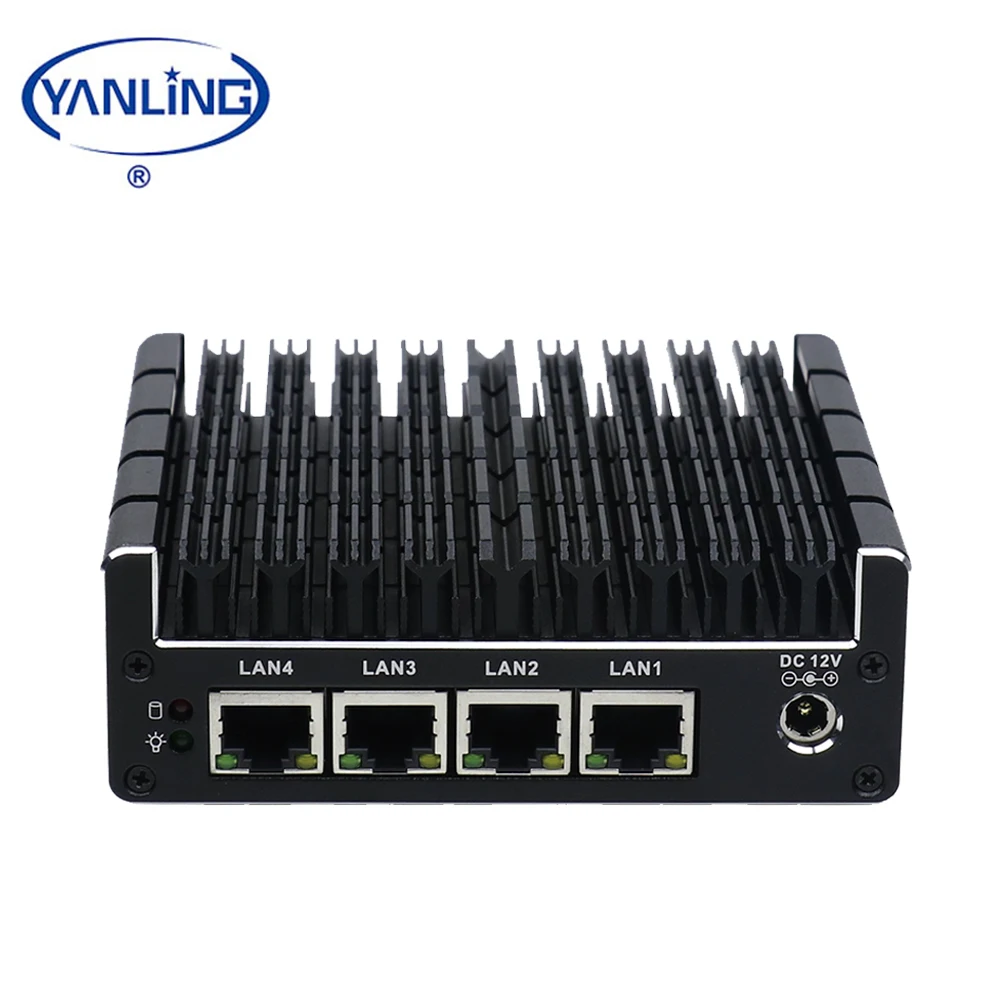 Cheap Intel J3160 Fanless Mini NUC PC with 4 Ethernet NICs, SSD+
