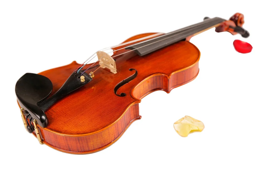 De haut grade flammé Ebnoy Maple le violon avec accessoires pour