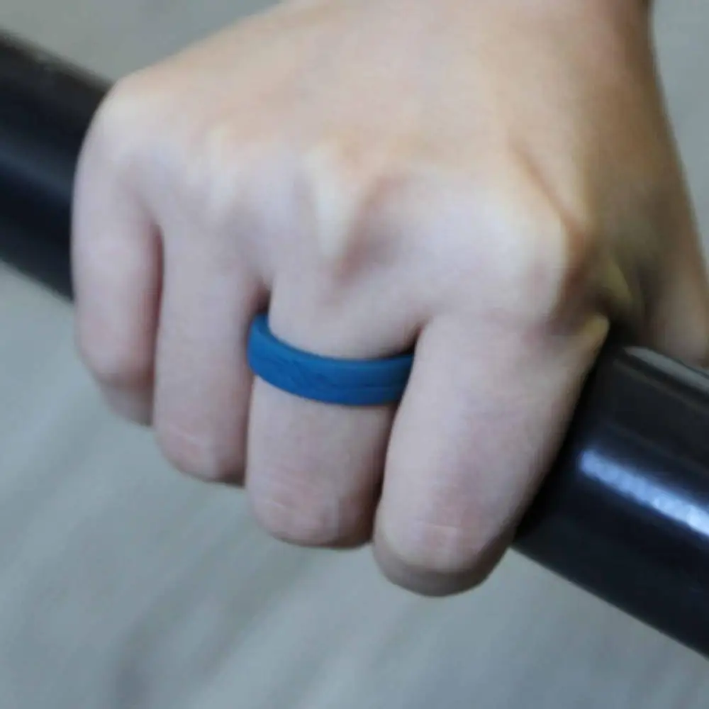 Silicone rubber wedding ring silicone