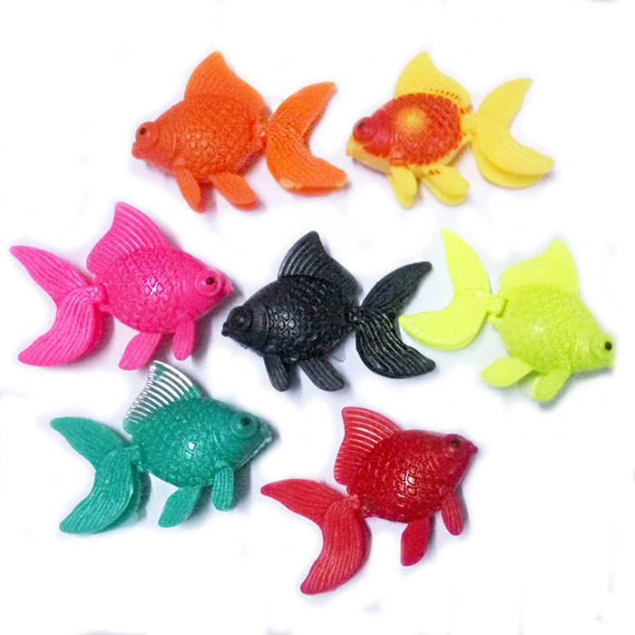 Sumind 30 piezas de peces flotantes artificiales de plástico, peces de acuario artificiales de plástico, coloridos y realistas, decoración de peces en movimiento para acuario