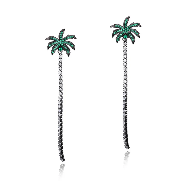 automaat Expertise Hobart Online Shop China Fashion Zircon Stone Palm Tree Earrings - Buy Palm Tree  Earrings Product on Alibaba.com