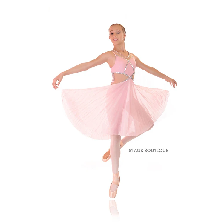 Elegant Lyrical Modern Dance Ballerina Dress for Swan Lake