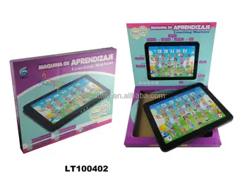 English and Spanish language Learning Machine of educational toy for Kids