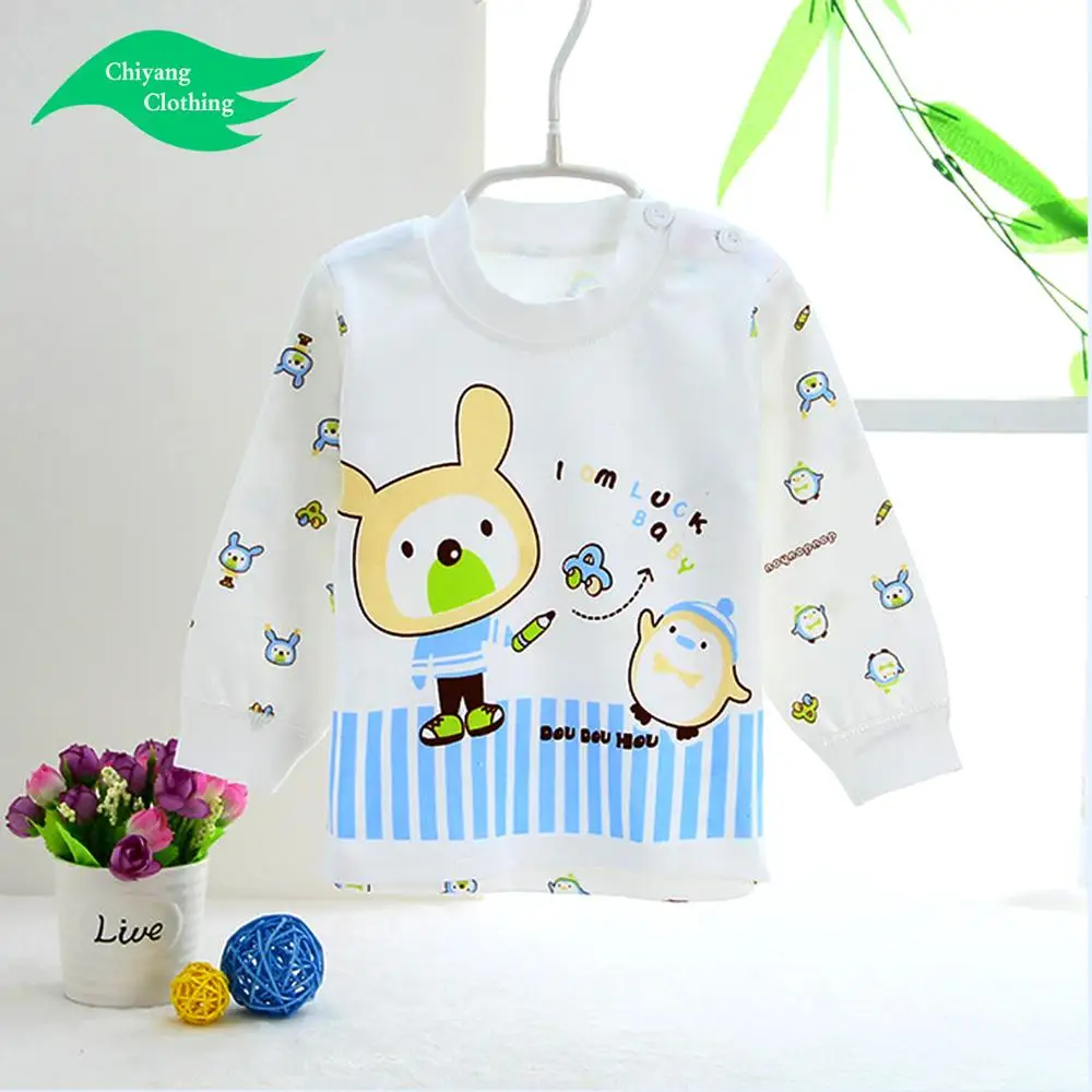 
Оптовая продажа 100% из хлопка для детей с принтом героев из мультфильмов для маленьких девочек с длинными рукавами, топ на бретелях 