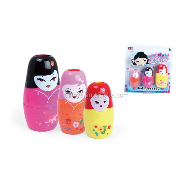 Милые куклы-матрешки, образовательный мини-калейдоскоп