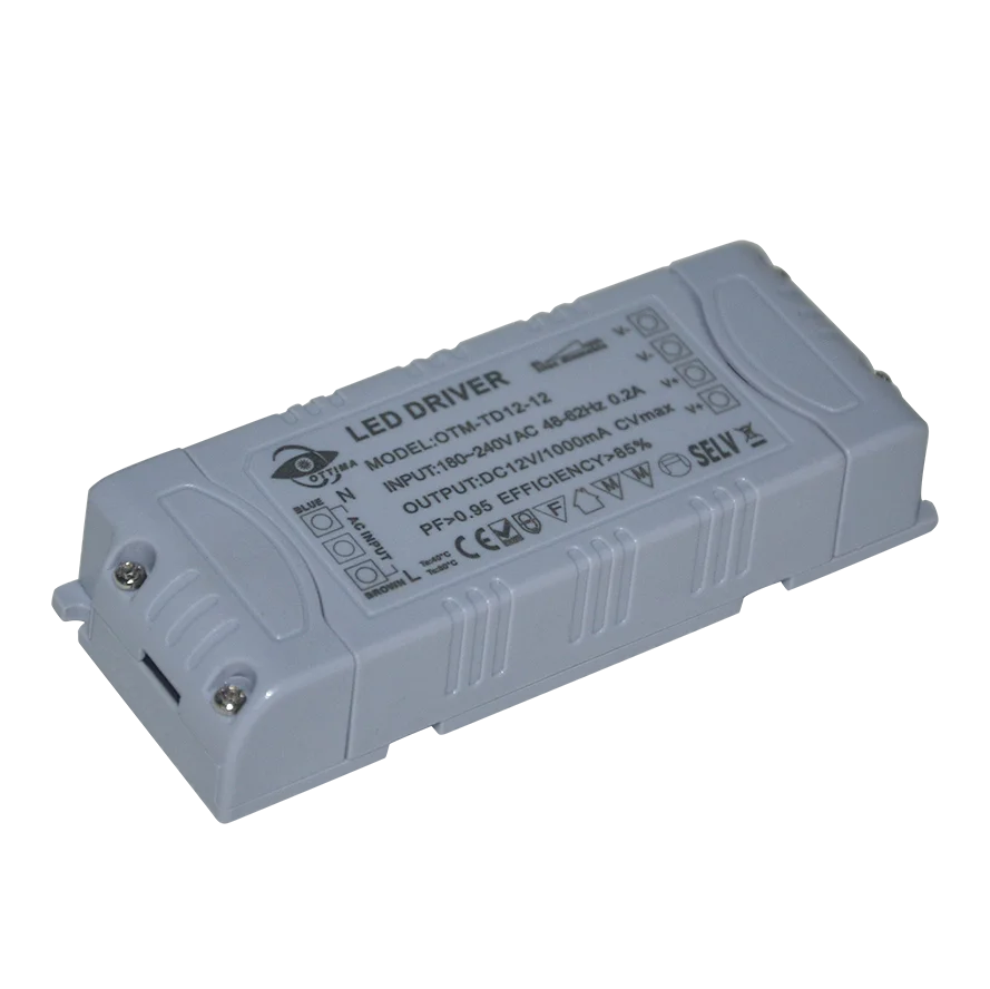 Constant Voltage 12v 20w Triac Dimmable Led Driver for Trailing Leading ELV MLV Dimmer