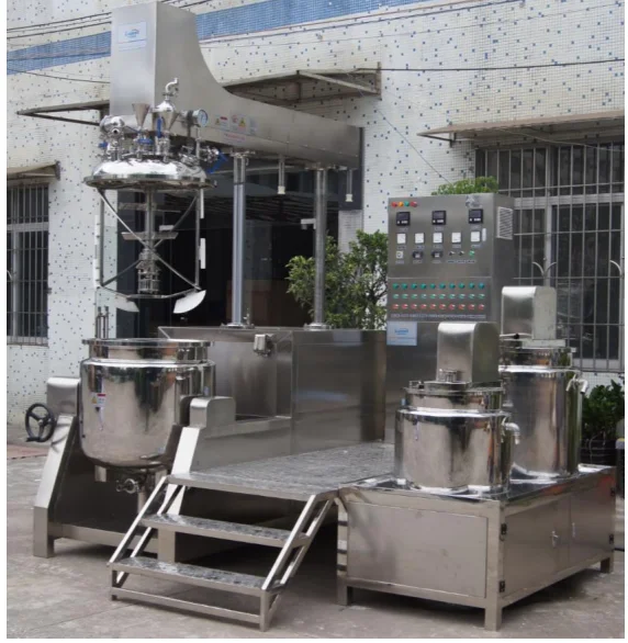 Lianhe Mixer Machine Equipment Mixing Tank Cosmetic Vacuum Homogenizer Emulsifier for Cosmetic Ointment Manufacturing Plant