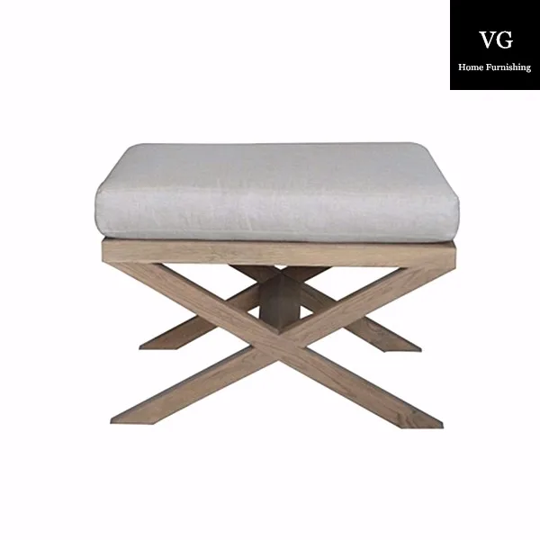 Квадратные X-образные деревянные ножки в французском стиле для гостиной и отеля