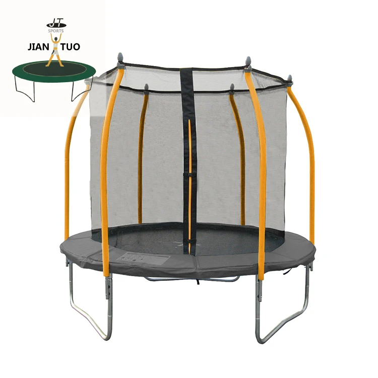 Jiantuo Sports 8FT Trampoline with Enclosure Safe Fun