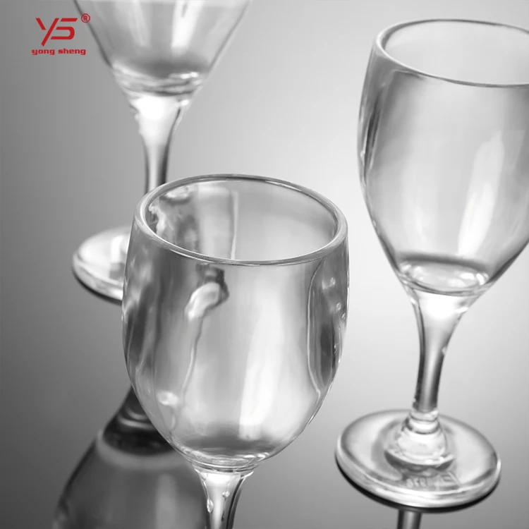 Top-level Latest Design PC Reusable Plastic Custom Wine Glass Unbreakable Polycarbonate Wine Glasses