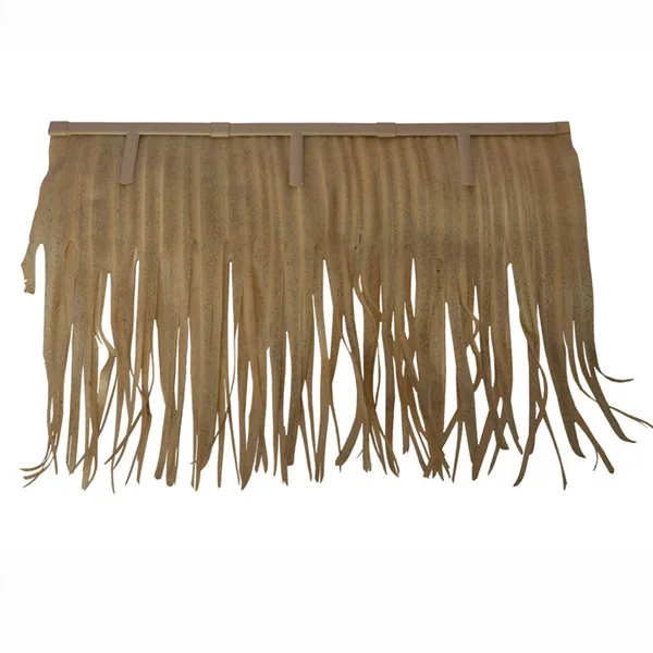 artificial pvc thatch palm fs-reed leaves tiles for roofs