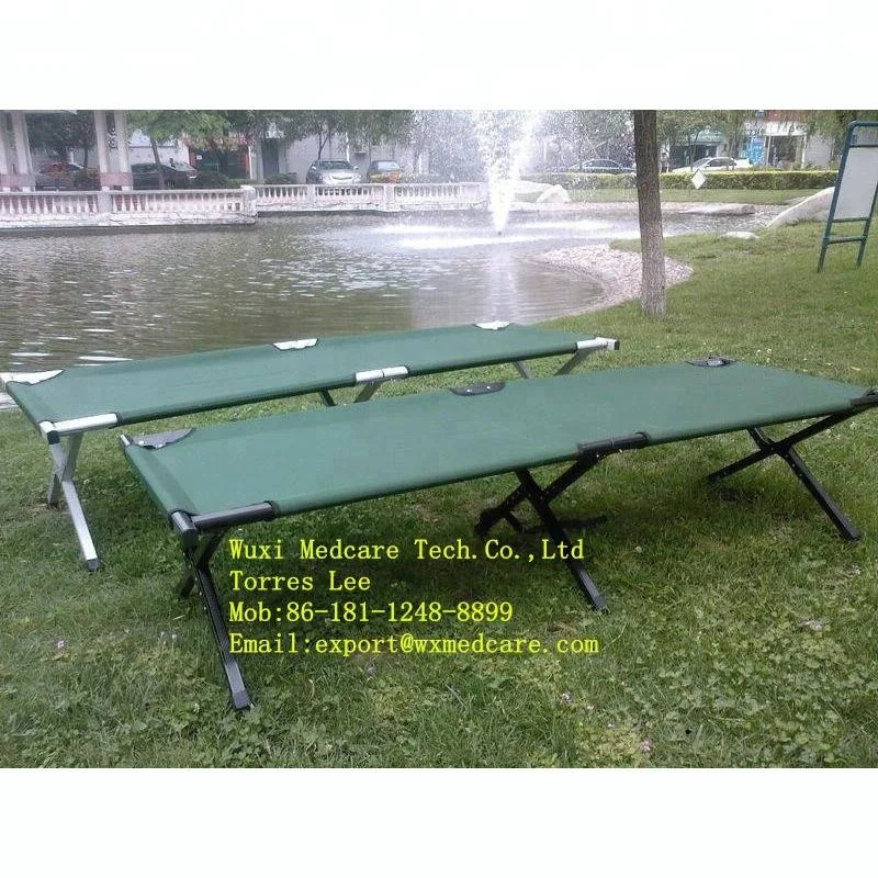 double folding camp bed