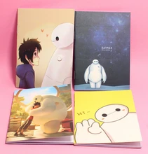 2016 new cartoon Baymax Hero Alliance One Piece Fish Fruit Series small notebook