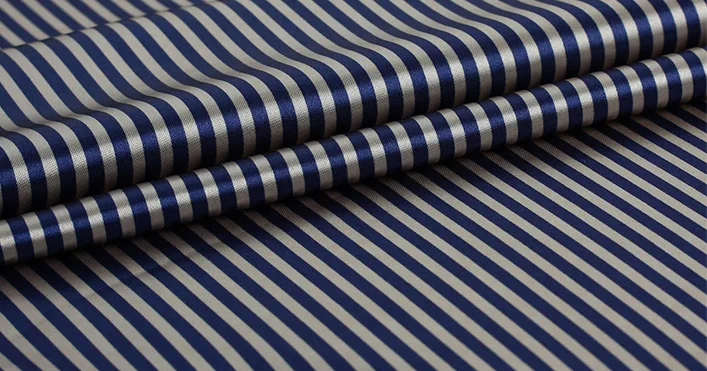 150cm Width 80gsm Soft Smooth Shiny Satin Stripe Fabric for Dress Lining Decoration