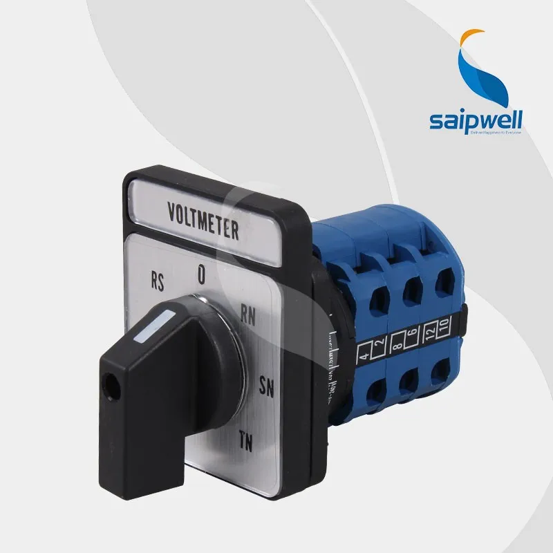 
SAIP/SAIPWELL 3 Poles Waterproof Electrical Universal Rotary Selector Switch 
