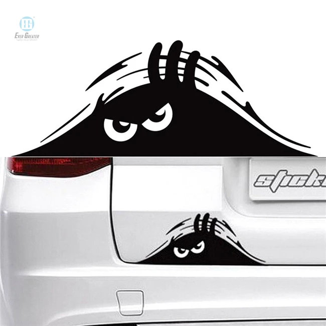 Custom vinyl car decal, pvc label funny bumper on m.alibaba.com