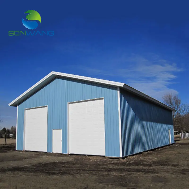 Prefabricated Waterproof Canvas Metal Steel Structure Car Garage Design