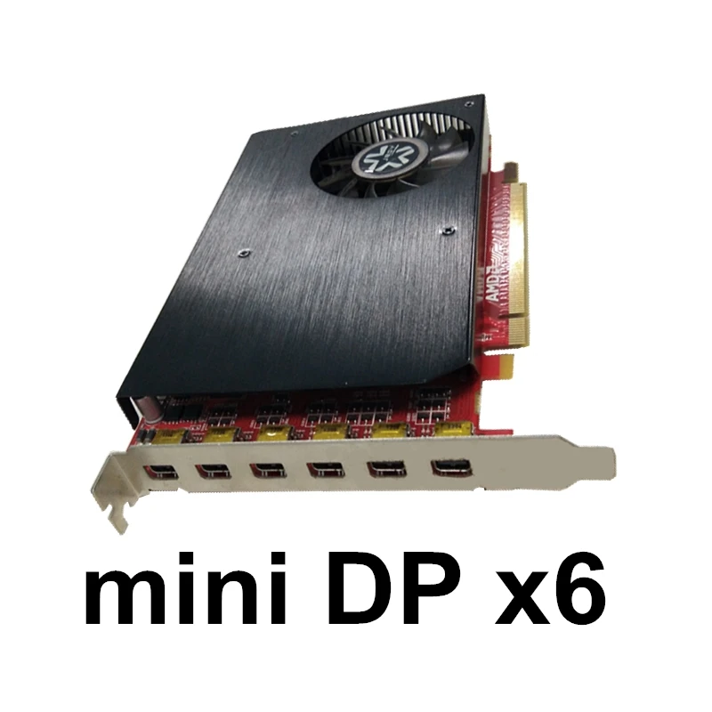 HD7700 Series 2GB GDDR5 128Bit 6 Multi Display Ports Graphics Cards