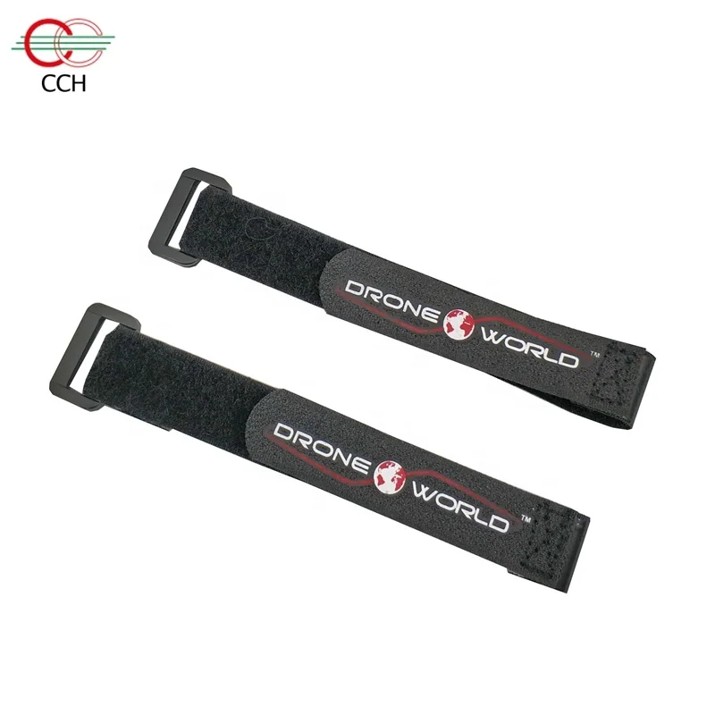 8 Inch Hook and Loop Straps With Buckle Adjustable Hook and Loop Straps