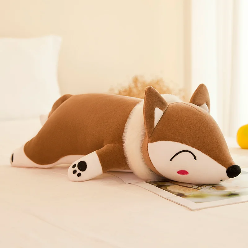 35/50cm kawaii dolls pillow fox stuffed animals