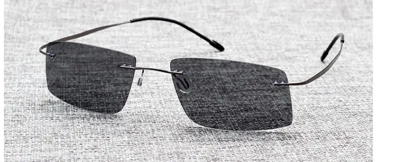 The Matrix Style Polarized Driving Titanium Frame Men Sunglasses