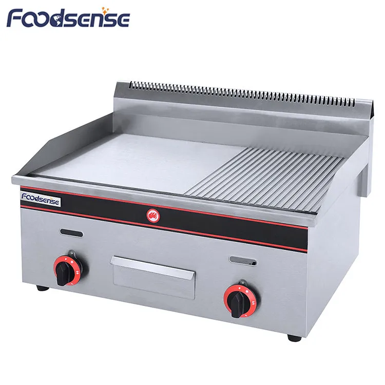 non-stick stainless steel commercial griddle grill