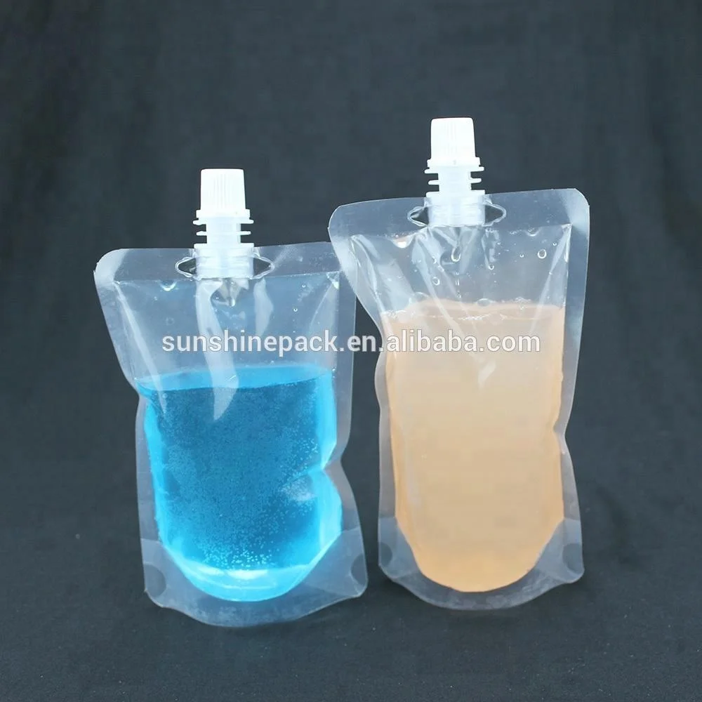 Drink Pouch with Spout Packaging Beverage Bag With Plastic Packaging Baby Food Spout Pouch