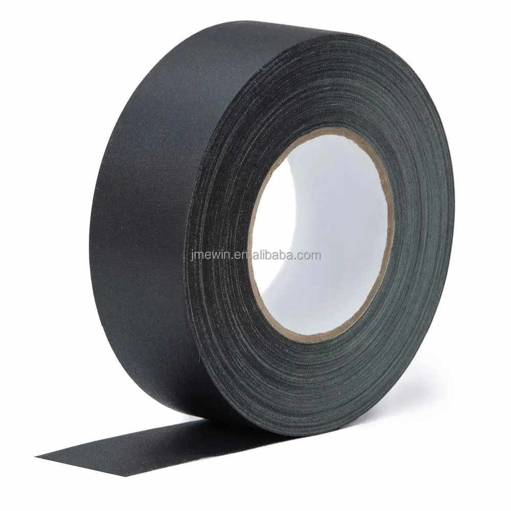 Black Gaffer Tape No Residue Non-Reflective Easy Tear Book Repair Tape  Matte Black Gaffer Tape