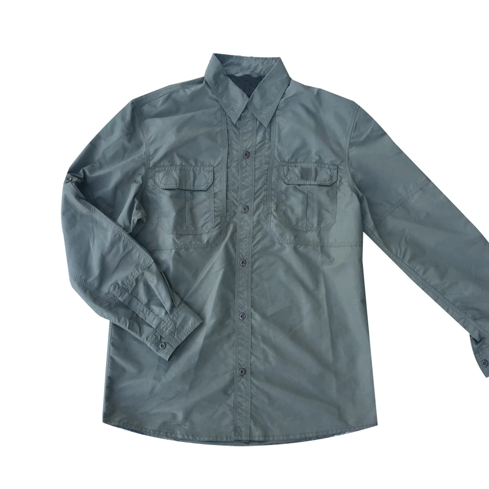 100% Nylon Long Sleeve Workwear Shirt ...