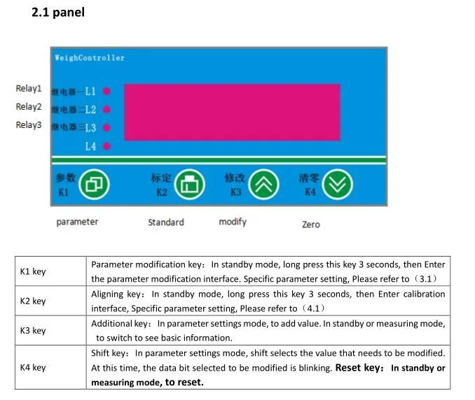 DY220 Weighing Indicator - High Precision Display Controller