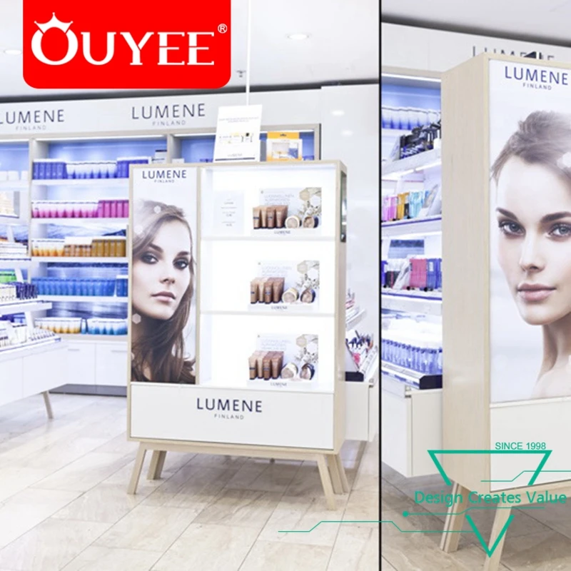 Professional Commercial Window Design Cosmetics Shop Decoration for Fancy Shop