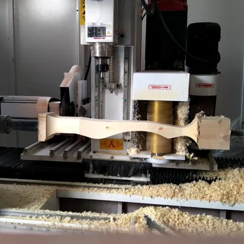March Expo 2021 4 Axis Patent Product TJ-1220 Auto Feeding Multifunctional CNC Wood Lathe Center for Curved Table Legs and So on