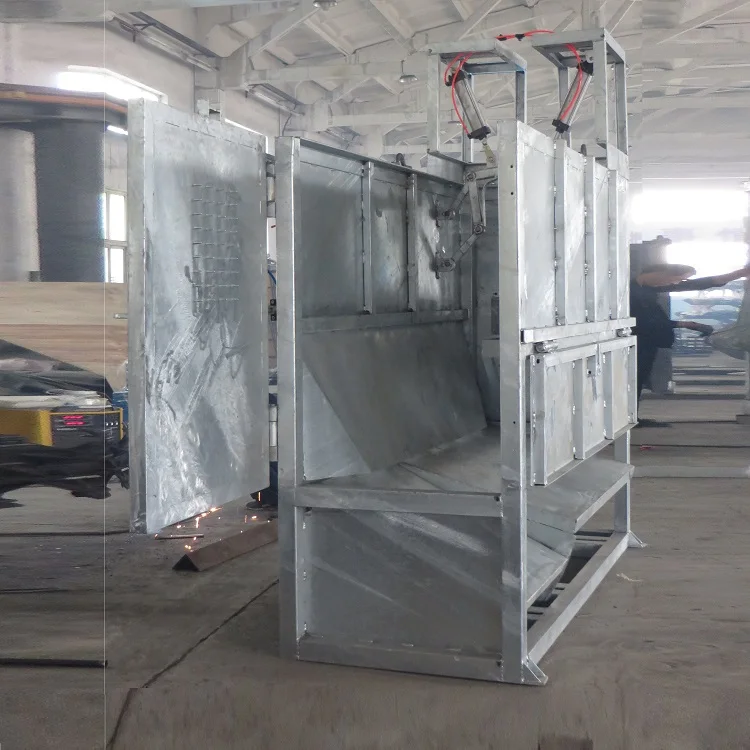 Pneumatic Type Cattle Reverse Kill Box Halal Killing Machine for Cattle Farm