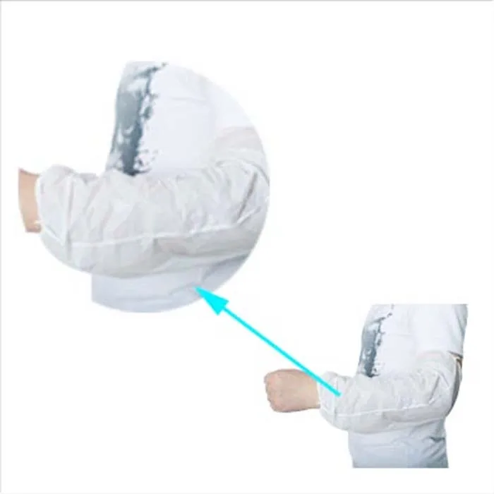 Disposable Waterproof Machine-Made White PE Sleeve Cover