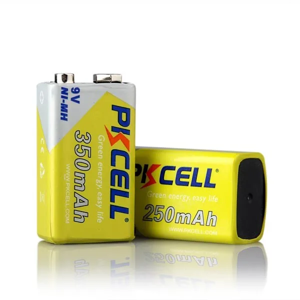 Wholesale price batteries 350mAh 9v rechargeable battery