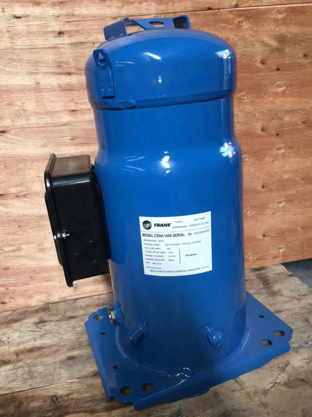 Best Refrigerator Compressor Trane Hermetic Scroll Compressor CSHA150K Compressor air Conditioning Cold Room Used