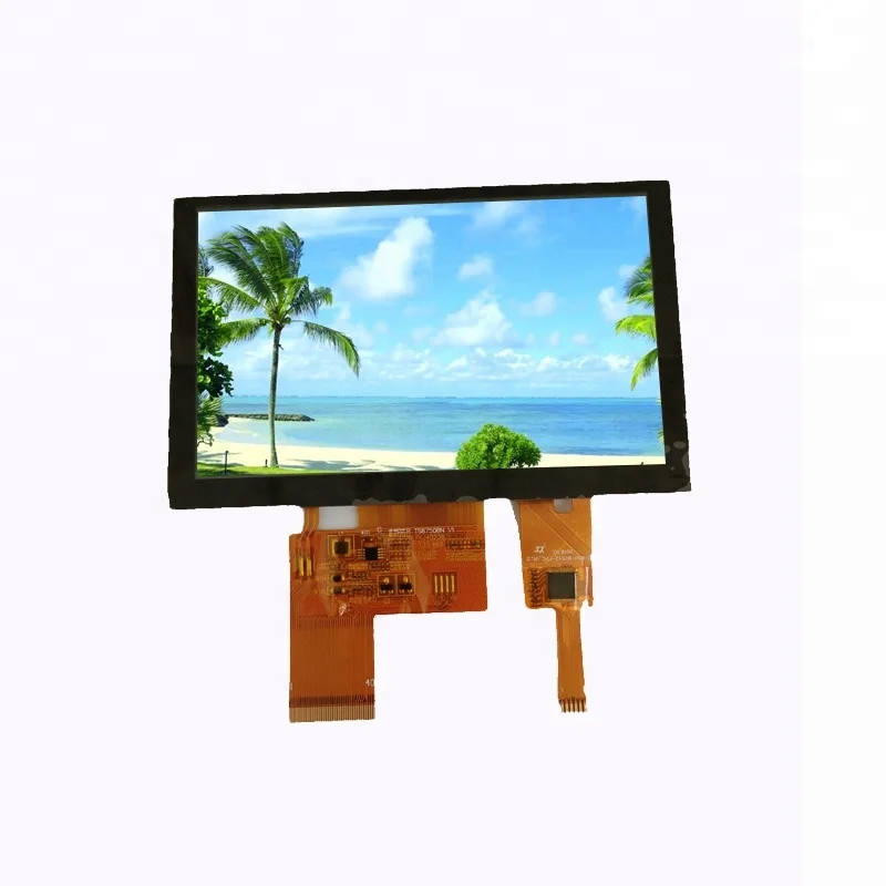 5 inch tft lcd display 24bit RGB capacitive touch panel standard lcd module