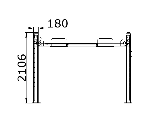
Ремонтного оборудования механические 4-х опорный Авто Магазин Лифт 