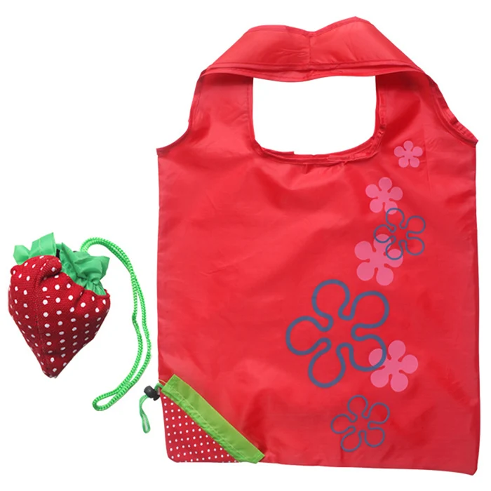 Foldable Shopping Bag 'Strawberry