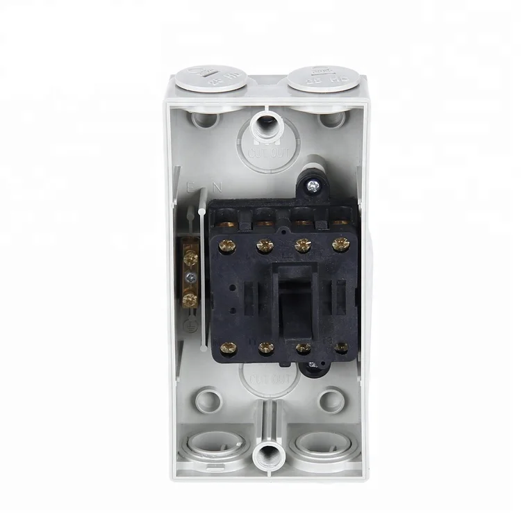 Сертифицированный CE SAA 3-фазный 440 В 20А Закрытый водонепроницаемый изолятор 2 3 4 полюса варианты 3-ступенчатые переключатели