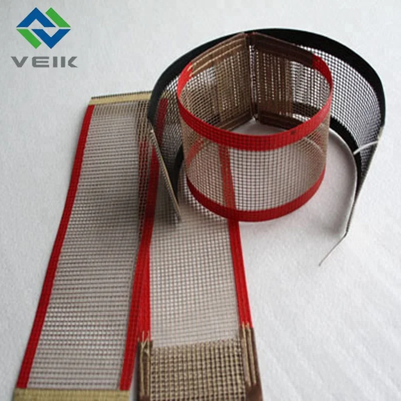 Shrink Wrapping Machine Heat Tunnel Ptfe Fiberglass Mesh Conveyor Belt