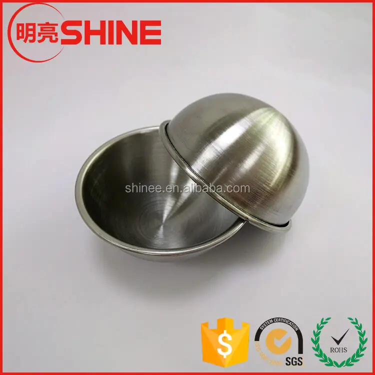 70mm, 80mm Polished Metal Hemisphere Bath Bomb Molds - China Bath