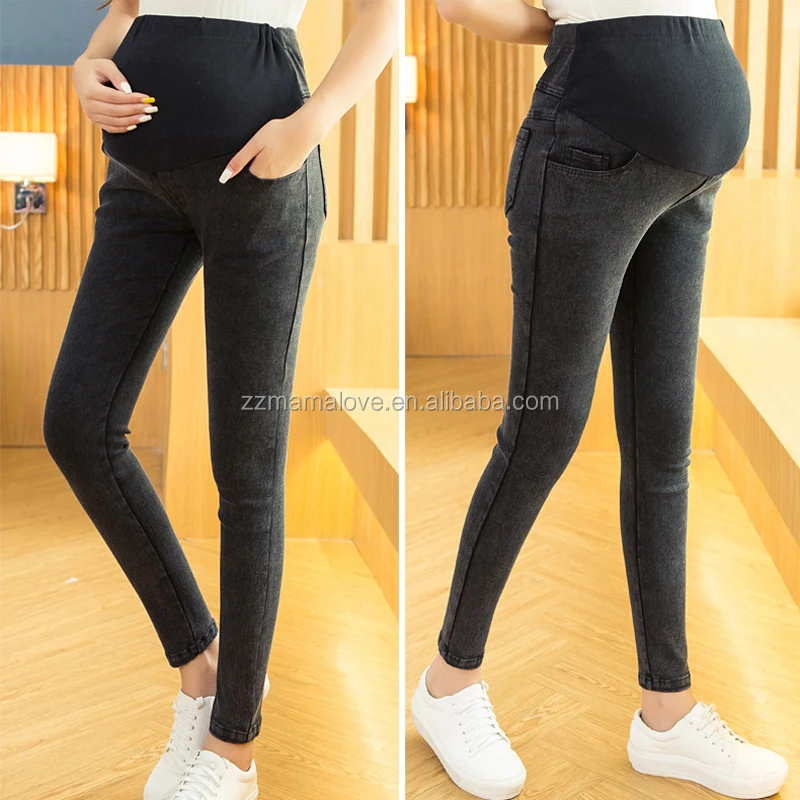 Schwangerschaft Gamaschen Mit Hoher Taille Hosen Fur Schwangere Herbst Winter Umstands Jeans Buy Maternity Jeans High Waist Pregnancy Leggings Pants For Pregnant Women Product On Alibaba Com