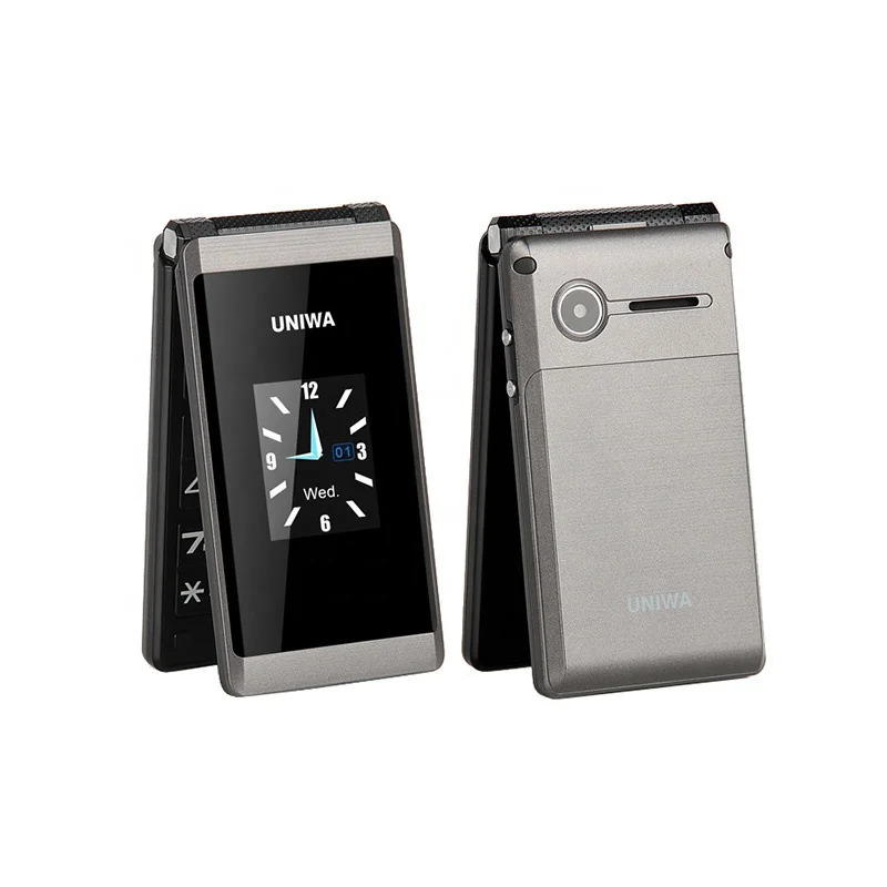 UNIWA X28 Big Button Big Font Flip Cell Phone SOS Speed Dialing Senior Phone