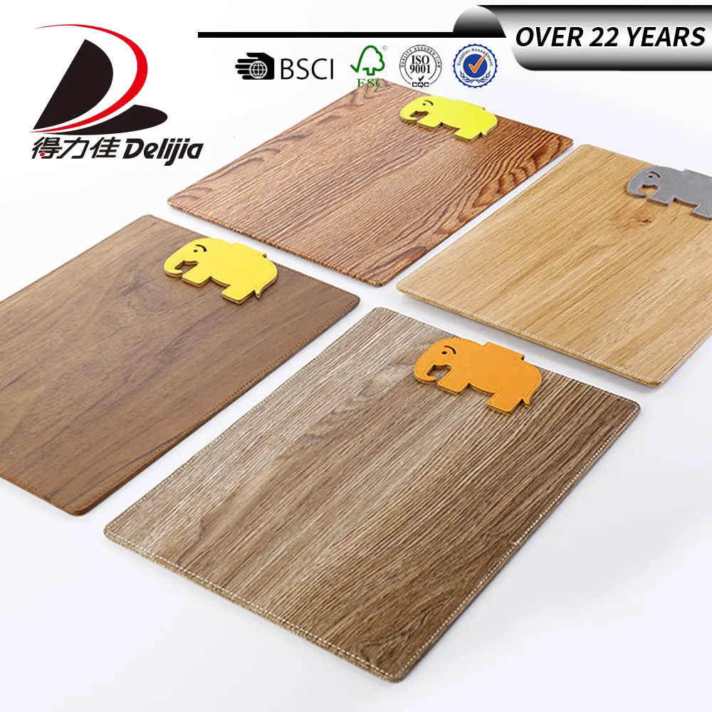 A4/a5 Clipboard Folder Paper Clip Board Small Magnet Bamboo Texture Notebook Clipboard